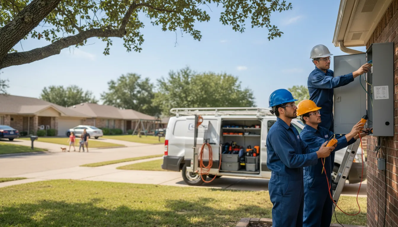 Certified electrician providing emergency electrical services in Diana, WV